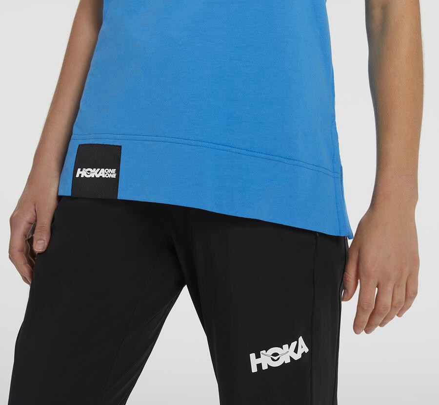 Camisa Hoka One One Mujer - Brand - Azules - XVY924176